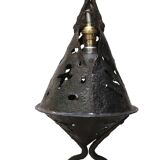 Antique wrought iron lantern pendant light