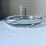 Holmegaard Sculptural bowl design by Per Lutken Denmark 1950’s