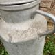 Farm milk jar aluminum canister