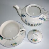 V&B Phoenix blue teapot and breakfast cup and saucer