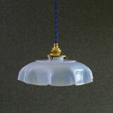 suspension ancienne bleue