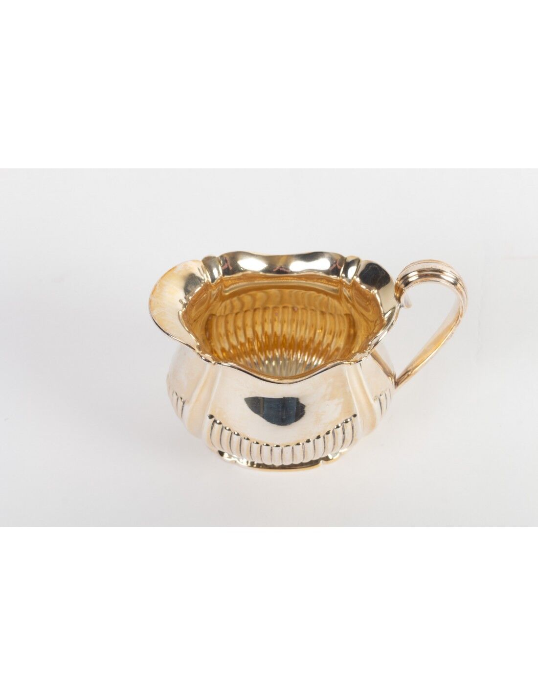 Silver metal tea and coffee service