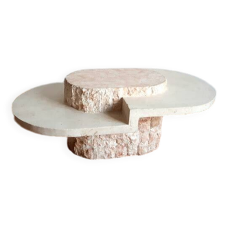 Mactan stone coffee table 1980