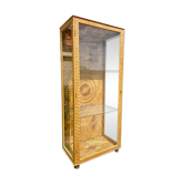 Presentation showcase entirely in marquetry