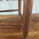 Chaise bois et paille vintage pour enfant