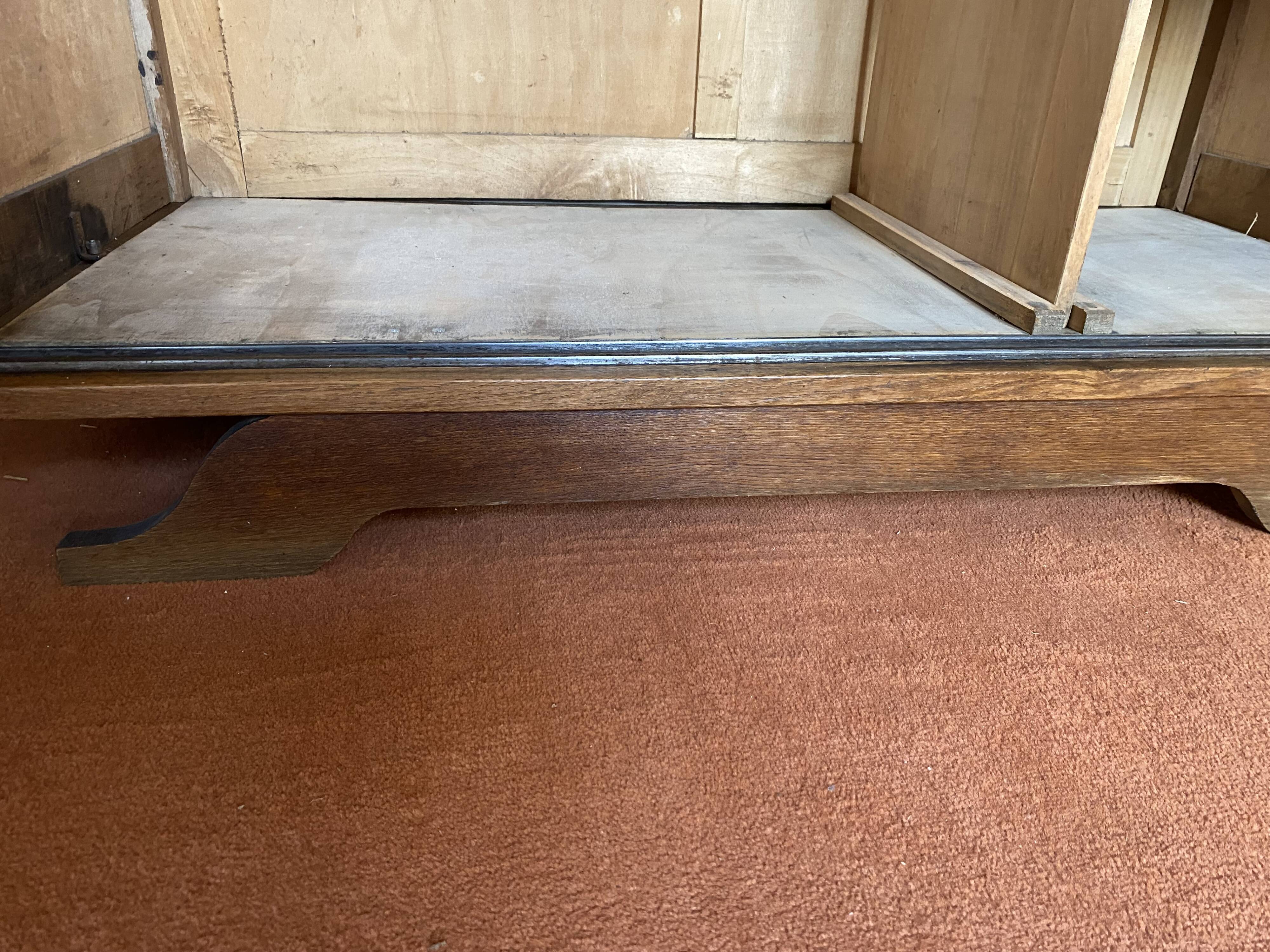 Vintage Parisian wardrobe with sliding doors