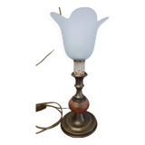 Art Deco brass lamp