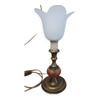 Lampe Art Déco en laiton