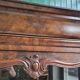 19th Century Walnut Library Display Cabinet with 1 Door