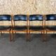 4 70s chairs teak dining chair erik buch o.d. møbler denmark
