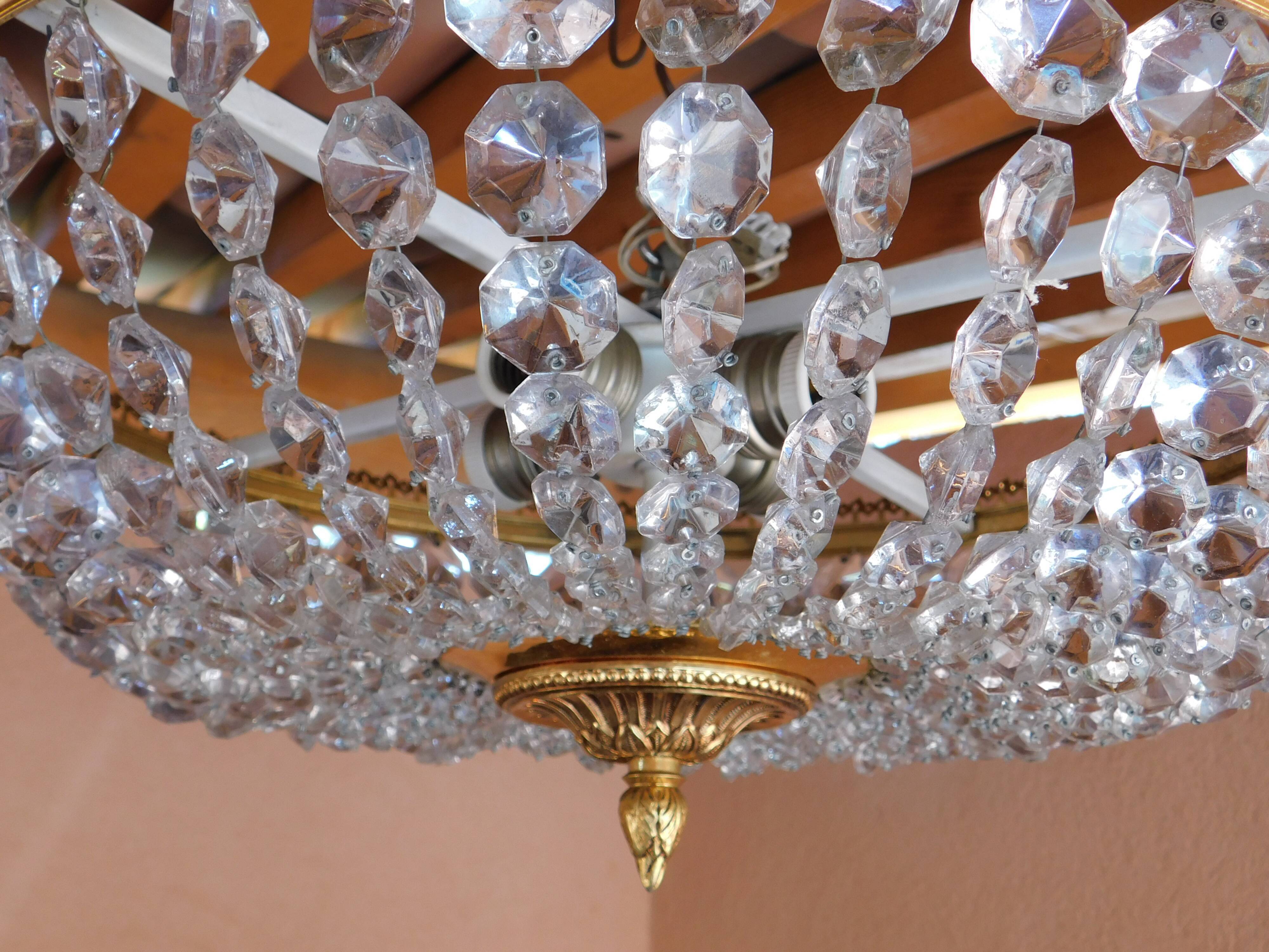 Ceiling light stamps basket ø 46 cm