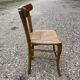 5 chaises bistrot paillées