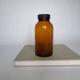 Vintage Mid Century Modern Glass Apothecary Bottle By Carlo Erba Milan