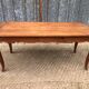 Louis XV style cherry farmhouse table.