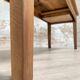 Vintage farmhouse table with spindle legs.