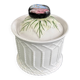 Olive slip sugar bowl