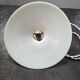 Old hanging lampshade in white opaline Art Deco 1930 Ø 25.5 cm