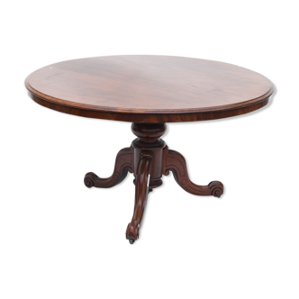 Guèridon tripode in mahogany