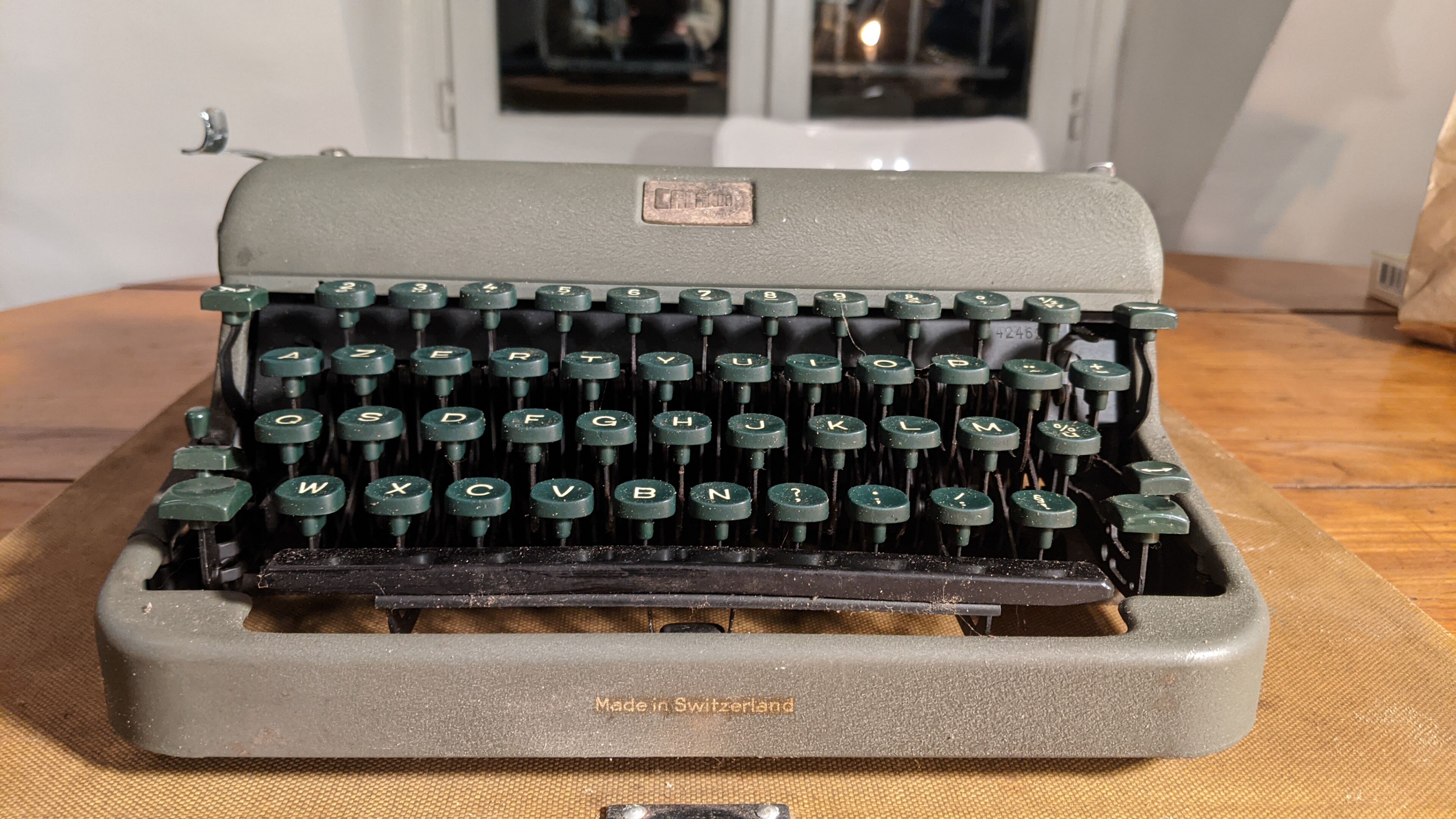 Calanda typewriter