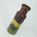 1960s 70s vintage scheurich VASE model 205-32 matte glaze shades of yellow