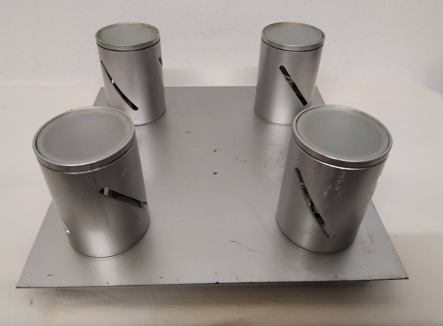 Paire de plafonnier en métal