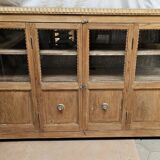 Natural Burmese teak sideboard