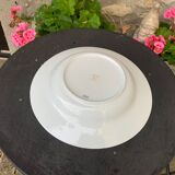 Hollow dish in limoges porcelain Guy Degrenne model vintage foliage