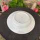 Hollow dish in limoges porcelain Guy Degrenne model vintage foliage