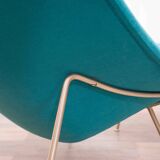 Oyster armchair with ottoman by Pierre Paulin for Artifort