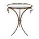 Maison Jansen style bronze bamboo pedestal table