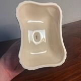 Bruno Evrard France crackle porcelain butter dish