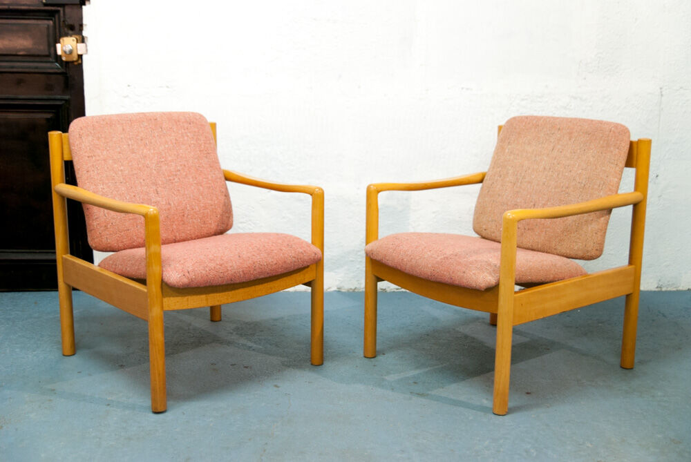 Pair of Ercol armchairs