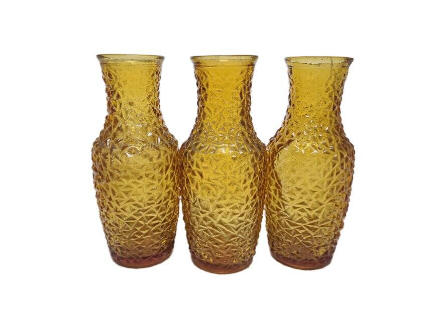Vintage vases from HSG Prądniczanka, Poland, 1970s, set of 3