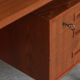 Freestanding writing desk in teak, Danish design, 1950s