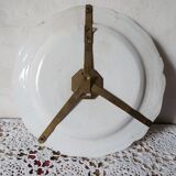 Antique French 19th Century Quimper 'First Mark HB' Plate Angel Cherub Deco