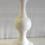 XXL lamp foot in turned wood – 60s/70s