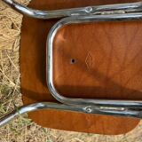 Set of 4 vintage Soudex Vinyl chairs