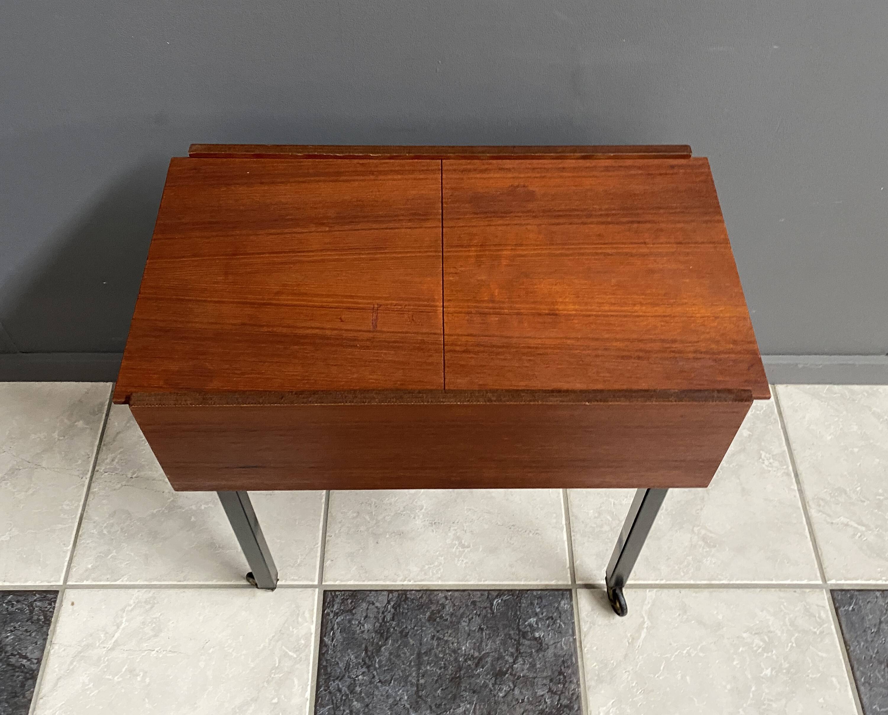 Teak sewing box by Opal 1970s