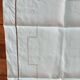 Taies oreiller brodées lin blanc grand modèle vintage (lot de 2)