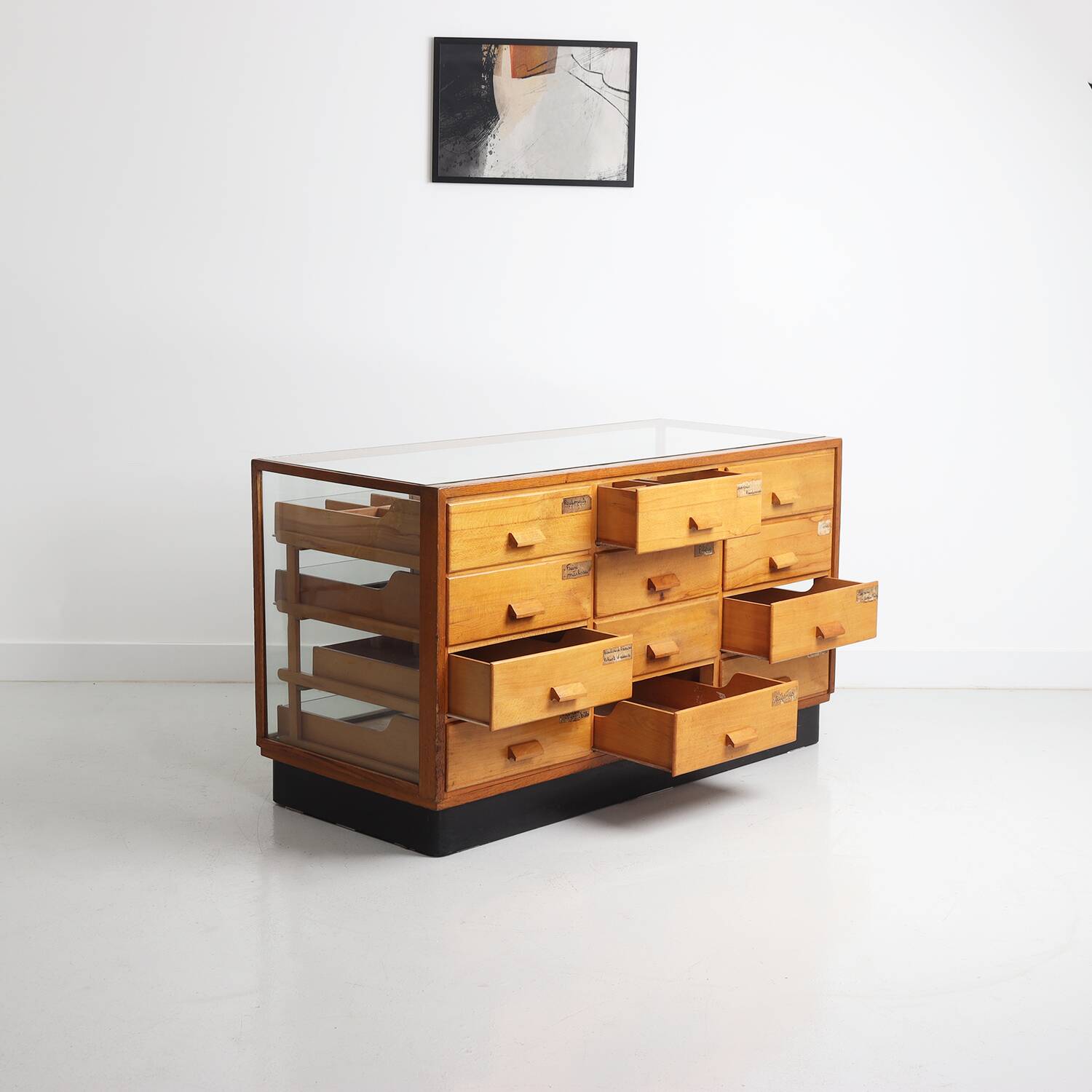 Trade furniture - vintage display case