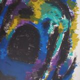 Alfred manessier: color composition - original lithograph