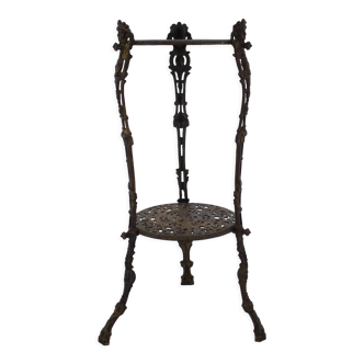 1950s Danish Iron Flower Stand or Side table