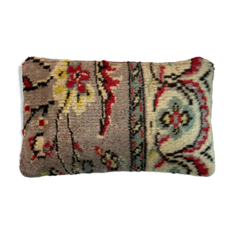 Housse de coussin de tapis turc vintage 30 x 50 cm