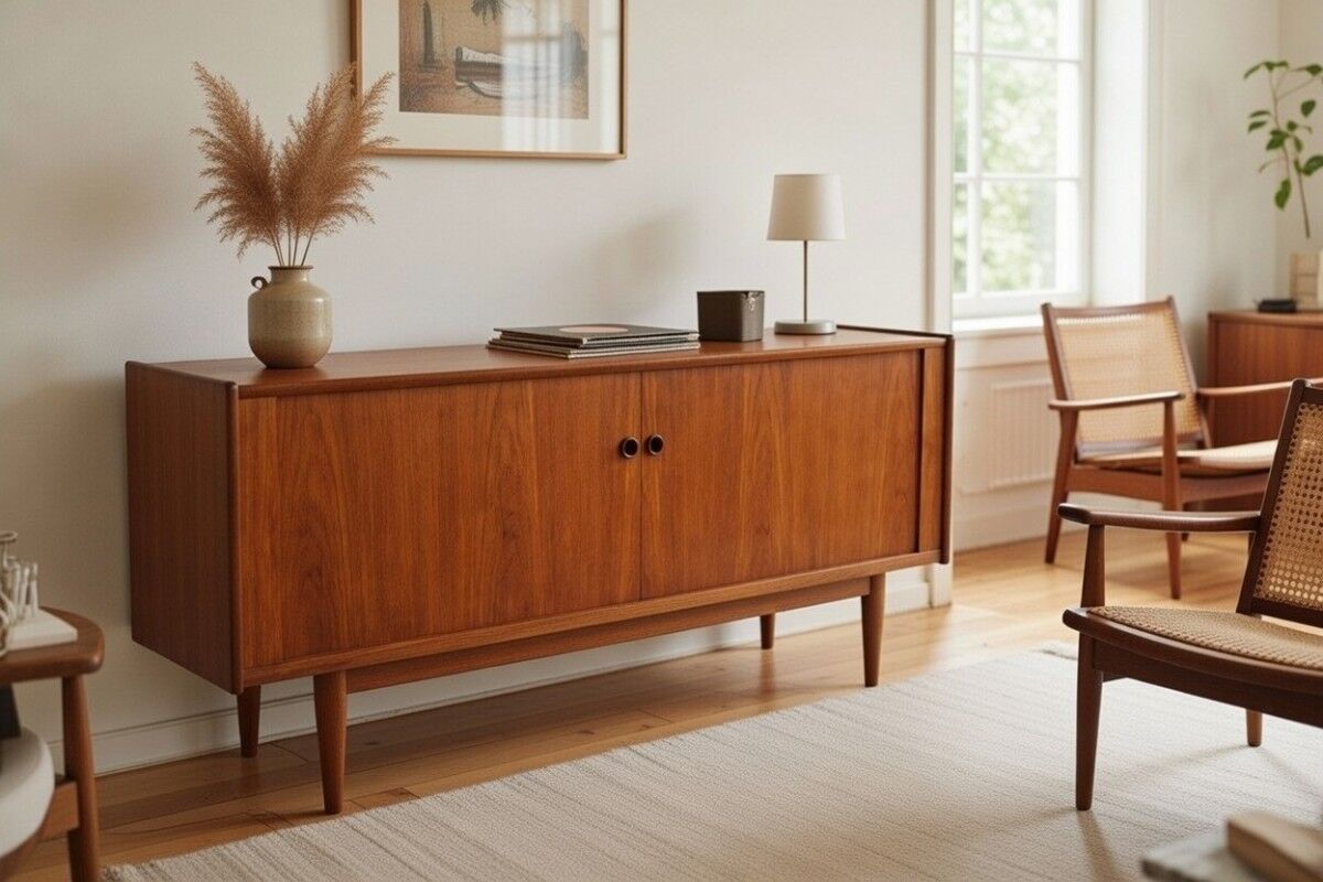 Teak sideboard, Denmark, 1960s.