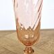 8 vintage Rosaline champagne flutes h16.3 cm
