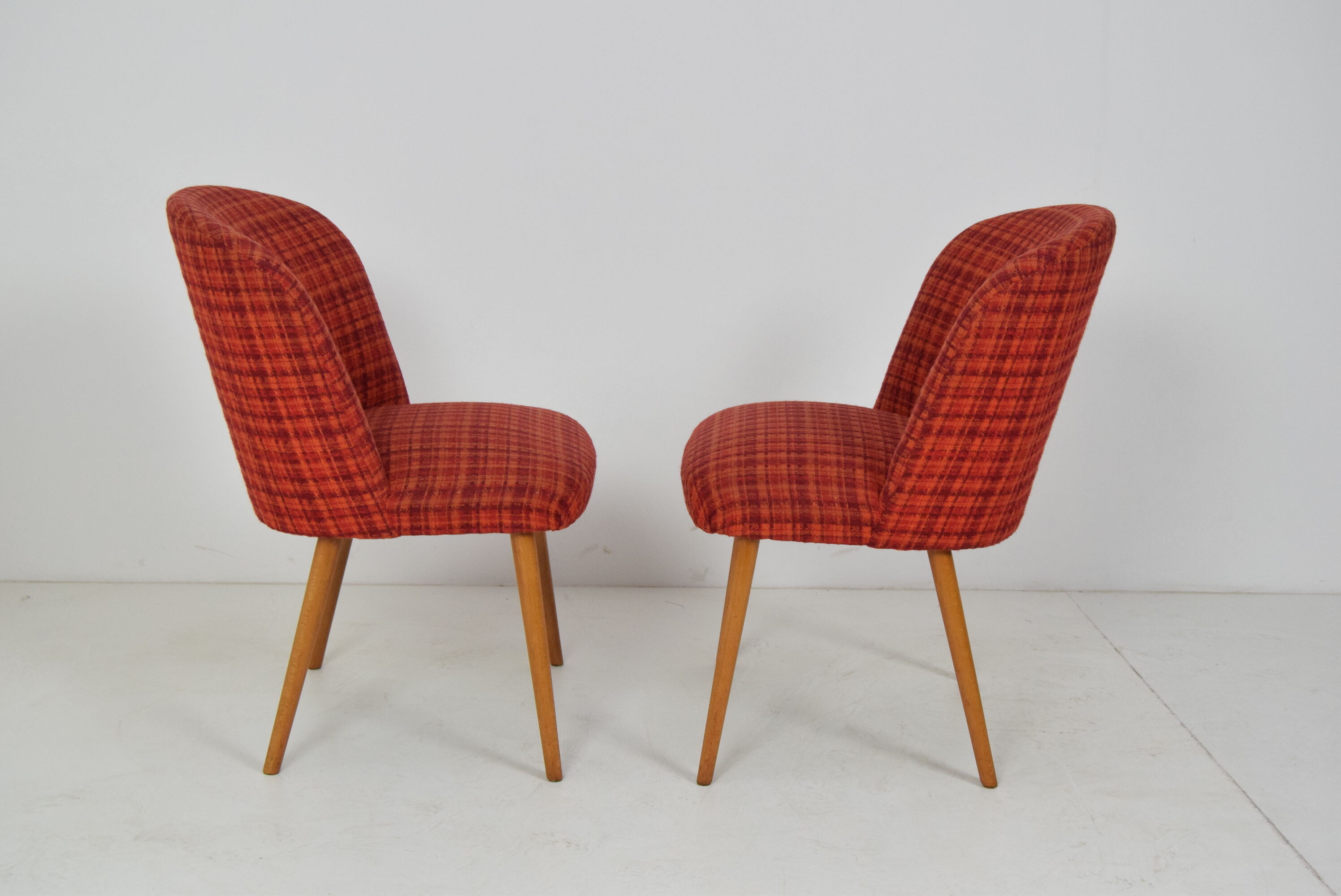 Set of upholstered chairs, 1960