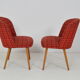 Set of upholstered chairs, 1960