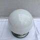 Old opaline white ball suspension applied - alu vintage support