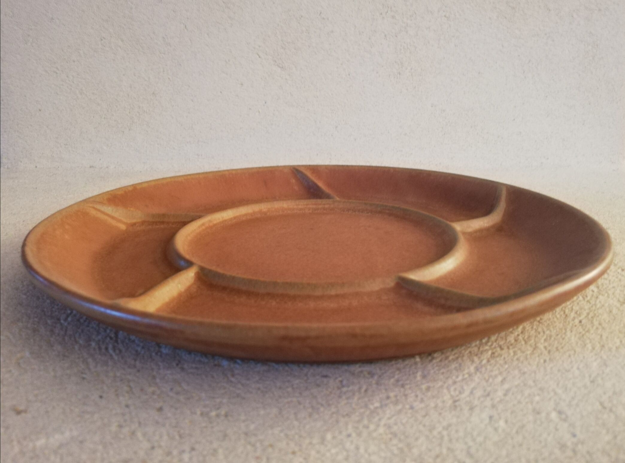 Sandstone hors d'oeuvre plate