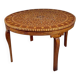 Large Moroccan Tea Table in Marquetry – 20th Century